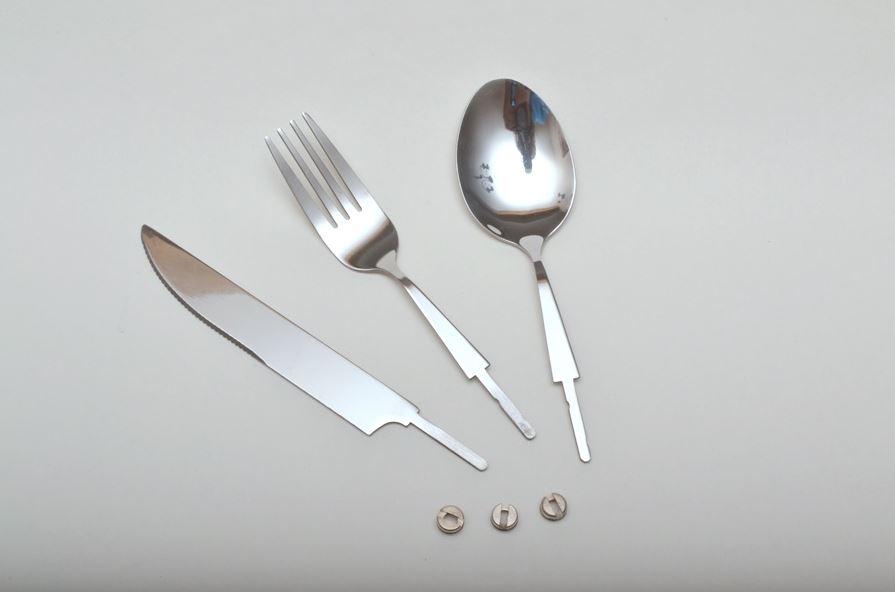 Waarnemen Consumeren mannelijk Bestek - set / mes vork lepel - 3-delig / kit - WTTech.de