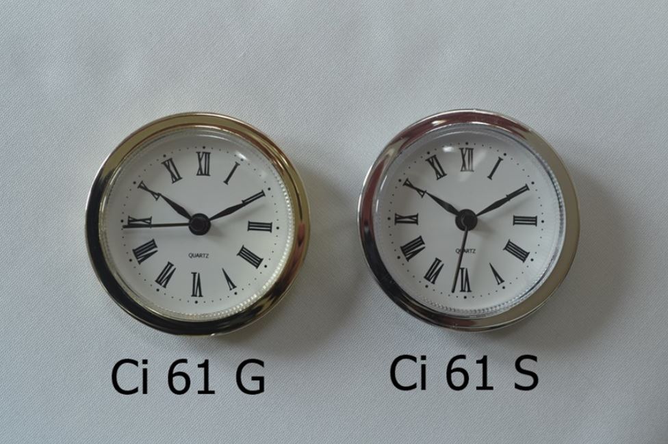 Sur verbo Fácil de comprender Reloj / reloj de pared / reloj de mesa / 61 mm - kit giratorio - WTTech.de