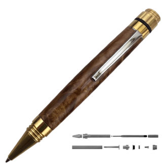 Kugelschreiber PSI Ballpoint Fidget Pen - "Fummel" Stift drechseln