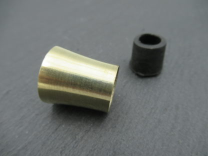 Cane - Solid brass cane base with rubber tip
