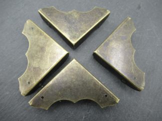 Hoekset - Vleugelvorm (4 stuks) Antiek Brons / Hoekbeschermers / Randen