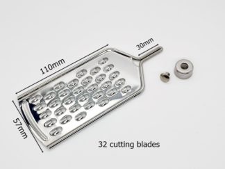 Grater - set made of stainless steel - turning kit
