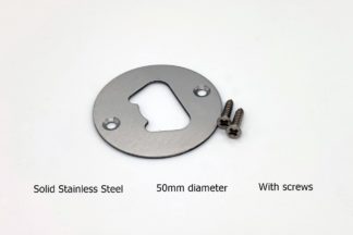 Apribottiglie / apribottiglie 50mm in acciaio inossidabile / kit di rotazione