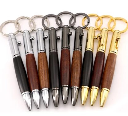 Schlüsselanhänger Kugelschreiber Mini Bolt Action Drechselbausatz